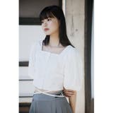 FRONT BUTTON LACE PUFF トップス | SLY OUTLET | 詳細画像9