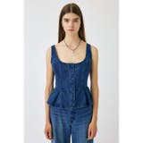 SQUARE NECK デニム ビスチェ | MOUSSY OUTLET | 詳細画像7