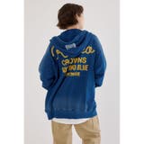 インディゴ裏毛ビッグジップパーカー | RODEO CROWNS WIDE BOWL | 詳細画像2 