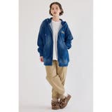 インディゴ裏毛ビッグジップパーカー | RODEO CROWNS WIDE BOWL | 詳細画像6 