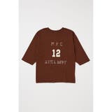 BRN | BROKEN フットボール TEE | MOUSSY OUTLET