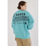 BLU | モノグラムロゴスウェット | RODEO CROWNS WIDE BOWL