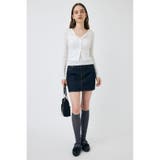 EYELET U-NECK カーデ & キャミ | MOUSSY OUTLET | 詳細画像2