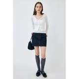EYELET U-NECK カーデ & キャミ | MOUSSY OUTLET | 詳細画像3