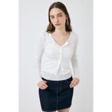 EYELET U-NECK カーデ & キャミ | MOUSSY OUTLET | 詳細画像5