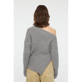 ASYMMETRY RIB ニット | MOUSSY OUTLET | 詳細画像22