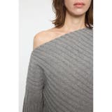 ASYMMETRY RIB ニット | MOUSSY OUTLET | 詳細画像23