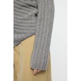 ASYMMETRY RIB ニット | MOUSSY OUTLET | 詳細画像25