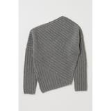 ASYMMETRY RIB ニット | MOUSSY OUTLET | 詳細画像28