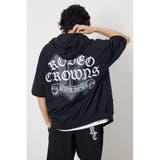 Blackletter 半袖ZIPパーカー | RODEO CROWNS WIDE BOWL | 詳細画像5 