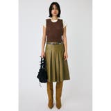 F/LEATHER TUCKED ミディスカート | MOUSSY OUTLET | 詳細画像10