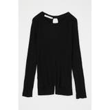 BLK | BACK OPEN RIB トップス | MOUSSY OUTLET