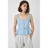 SQUARE NECK デニム ビスチェ | MOUSSY OUTLET | 詳細画像14