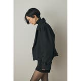 ショートジャケット リサイクルポリエステル×ウール混 | MOUSSY OUTLET | 詳細画像3 