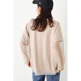 （WEB限定）チュール レイヤードボーダ Tシャツ | RODEO CROWNS WIDE BOWL | 詳細画像6 