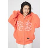 L/RED1 | LOGO畦ニットジップフーディー | RODEO CROWNS WIDE BOWL