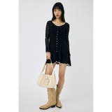 EYELET LACE KNIT ミニドレス | MOUSSY OUTLET | 詳細画像10 