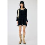 EYELET LACE KNIT ミニドレス | MOUSSY OUTLET | 詳細画像11 