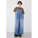 BLU | タックワイドサロペット | RODEO CROWNS WIDE BOWL