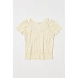 O/WHT1 | LAYERED LACE トップス | MOUSSY OUTLET