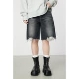 ダメージDENIM バミューダパンツ | RODEO CROWNS WIDE BOWL | 詳細画像2