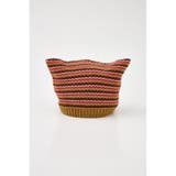 BRN | キッズNecoミミボーダーニットキャップ | RODEO CROWNS WIDE BOWL