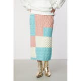 柄PNK5 | Custom ケーブルニット スカート | RODEO CROWNS WIDE BOWL