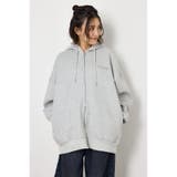 L/T.GRY1 | エンボス W-ZIP ビッグ パーカー | RODEO CROWNS WIDE BOWL