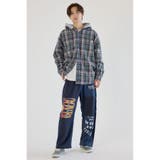 ボンディングフーデッドチェックシャツ | RODEO CROWNS WIDE BOWL | 詳細画像6