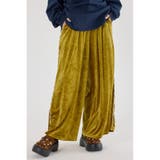 YEL | フレアバギーベロアパンツ | RODEO CROWNS WIDE BOWL