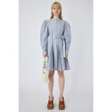 柄NVY5 | BELTED PLEATS MINI ドレス | MOUSSY OUTLET