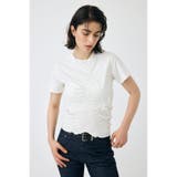 WHT | GATHER CUT トップス | MOUSSY OUTLET