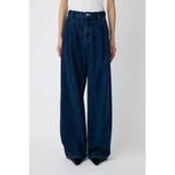 BLU | TUCK WIDE ストレートデニム | MOUSSY OUTLET