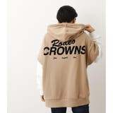 BEG | レイヤードロゴパーカー | RODEO CROWNS WIDE BOWL