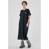 BLK | 配色ステッチニットコンビワンピース | RODEO CROWNS WIDE BOWL