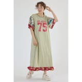 柄KHA5 | ドッキングアロハティアードワンピース | RODEO CROWNS WIDE BOWL