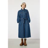 BLU | デニムフレアマキシワンピース | RODEO CROWNS WIDE BOWL