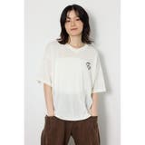 Vネックメッセージロゴニットトップス | RODEO CROWNS WIDE BOWL | 詳細画像1 