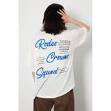 Vネックメッセージロゴニットトップス | RODEO CROWNS WIDE BOWL | 詳細画像4 