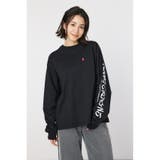 BLK | BACK刺繍ロングTシャツ | RODEO CROWNS WIDE BOWL