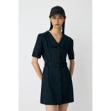 NVY | BIG COLLAR MINI ドレス | MOUSSY OUTLET