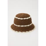 BRN | ペーパーフリルラインハット | RODEO CROWNS WIDE BOWL