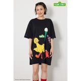 BLK | (SESAME STREET)Tワンピース | RODEO CROWNS WIDE BOWL