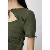 BOW DESIGN KNIT ミニ ドレス | MOUSSY OUTLET | 詳細画像17