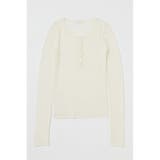 SHEER HENRY NECK ニットトップス | MOUSSY OUTLET | 詳細画像6