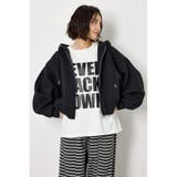 BLK | エンボス W-ZIP ショート パーカー | RODEO CROWNS WIDE BOWL