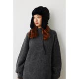 BLK | フェイクムートン フライトキャップ | RODEO CROWNS WIDE BOWL