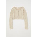 L/BEG1 | STONE WASH ZIP UP ニットカーディガン | MOUSSY OUTLET