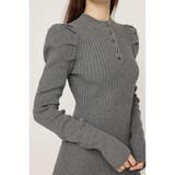 TUCK SLEEVE FLARE KNIT ショートワンピース | SLY OUTLET | 詳細画像19