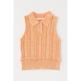 CABLE KNIT POLO タンク | MOUSSY OUTLET | 詳細画像12 